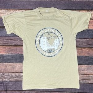 San Francisco California Golden Gate Vintage Single Stitch Screen Stars Tshirt